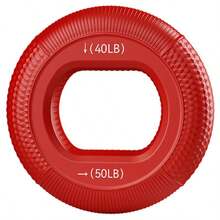 1 Stück Handtrainer Muskeltraining Griffstärke Trainingsgerät Ring aus Silikon, Fitnessstudio, Sport, Gymnastik, Heimtraining