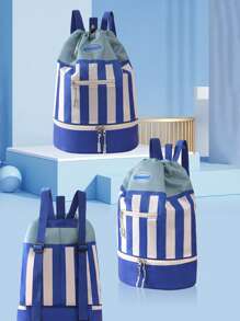 Kids Drawstring Backpack - Versatile Gym, Dance, Beach & Swim Bag For Boys & Girls With Wet/Dry Separation - Ideal Summer Travel Gift!