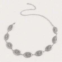 Boho Chic Metal Waist Chain, Fashionable And Versatile Accessory For Dresses, Shirts