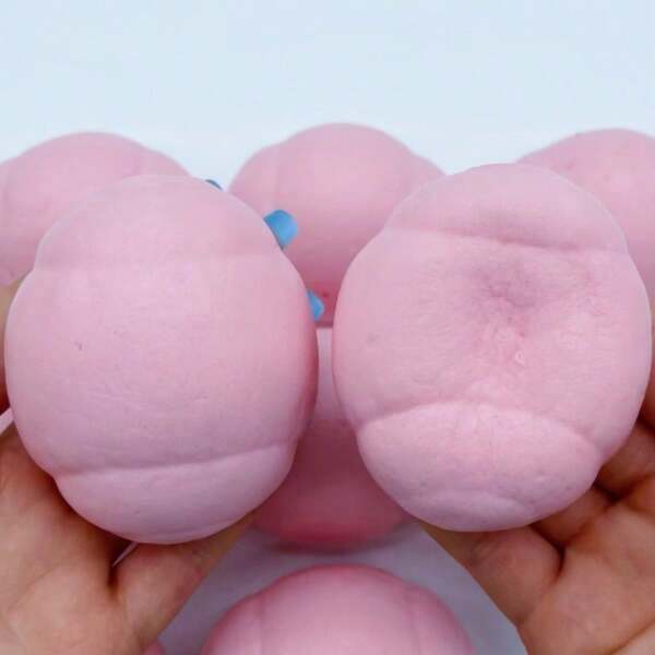 Schattige varkentjes squishies stressverlichtend speelgoed, zacht squishy imitatie brood/eten speelgoed, uniek ontwerp