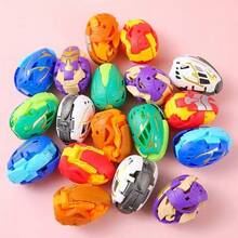 5pcs Random Color, Boys Gift, Cheap Little Things, Transforming Dinosaur Egg Toy, Transforming Dinosaur Egg, Transforming Gacha Egg, Party Small Gift, Colorful Transforming Dinosaur Egg, Holiday Small Gift, Birthday Gift, Popular New Style - Multicolor - View 4