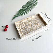 1 buah Baki Penyimpanan Berhias Motif Kerang Warna-warni, Panjang 9,84 Inci, Baki Mosaik Buatan Tangan untuk Camilan, Kacang-kacangan, Penyimpanan Dapur, Dekorasi Rumah - MultiWarna - View 18