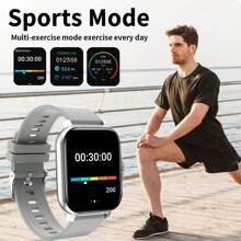 LOMAXFR Smart Watch, Custom Wallpaper, Multiple Sports Modes, Sports Tracking, Wireless Calling/Dialing, SMS Reminder, Call Reminder And Rejection, Weather Forecast, Unisex, Suitable For IOS/Android, Holiday Gift, Birthday Gift.