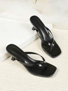 全新性感豹纹法式小猫跟时尚百搭女士高跟凉鞋