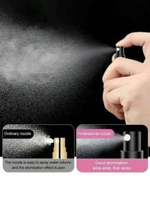 1/5 Botella recargable portátil de perfume de viaje multicolor, Atomizador de 5 ml, Contenedor de perfume de bolsillo, Botella atomizadora de viaje