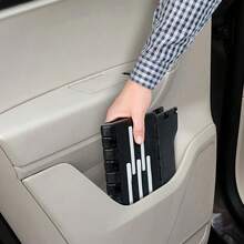 Portable Step Non Slip Folding Stool For Kitchen Bathroom Outdoor Travel & Car - Black - View 5