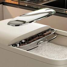 Caja de almacenamiento de arroz para el hogar, 10KG, con tapa, a prueba de insectos, a prueba de humedad, tarro sellado de grano, contenedor de cocina para almacenar granos secos - negro 10 kg - Ver 7