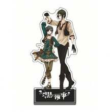 1 pieza Figura de acrílico de pie con personaje de anime - Figura de acción, decoración de escritorio y del hogar, regalo perfecto para el Día de San Valentín, cumpleaños y fans - Figurita