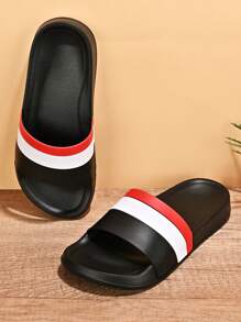 Ciabatte moda classiche da uomo, sandali da passeggio per esterni, slides casual da spiaggia, sandali leggeri con cinturino, ciabatte da bagno di grandi dimensioni