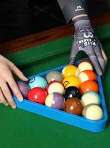 Guanti da biliardo professionali, guanti da snooker maschili con tre dita, dita complete in seta ghiacciata, traspiranti e antiscivolo, set singolo per mano sinistra, per donne