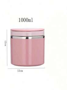Fiambreras de acero inoxidable de 1000ML, recipiente térmico aislado para alimentos tipo bento, para estudiantes, trabajadores, gran capacidad, juego de almuerzo