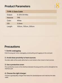D8 USB C 转 USB C 数据线，(1 米和 2 米)USB 2.0 C 型充电器数据线 3A 快速充电兼容 16/16pro/15/15 Pro Max/Air 2023/iPad Pro 2023、iPad Air 5、Galaxy S23 S23+ S23 Ultra S22 S22+ S22 Ultra S21/ S21+/ S21 Ultra S20/ S20+/ S20 Ultra Note 20/ Note 20 Ultra Note 10/ Note 10 Plus A90 A80 A72 A71 A70。 - 白色 - 查看 10