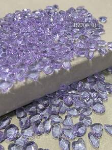 20pcs K9 Nail Rhinestones, Assorted Asymmetrical Shape Shiny Decorative Nail Gems, Ice Candy Asymmetrical Shaped Transparent Bottom Nail Art Studs Nails Nail Supplies - Multicolor - View 29