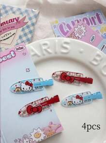 Sanrio Hello Kitty Cartoon Seamless Hairpins. These Are Sweet And Lovely Hairpins For Stray Hairs And Bangs On The Sides. They Are Portable, Versatile, And Suitable For Daily Use As Hair Accessories. They Are Small In Size And Won't Damage The Hair, Making Them Suitable For All Hair Types.,Hair Accessories,Hair Accessories Women, Hair Accessory, Hair Accessories, Hair Tools, Curly Hair Accessories, Women,Hair Stuff,Fall,Hair Accessories,Hair Tools,Hair Stuff,Stuff,Beauty Accessories,Gifts,Travel,Gifts For Women,Hair Stuff,Stocking Stuffers