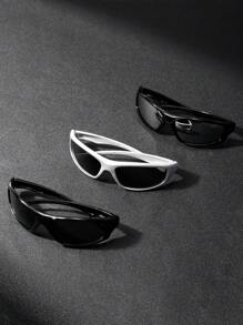 4pcs/3pcs/2pcs/1pc New Fashion Glasses For Outdoor Sports Cycling Eyewear, Unisex For Summer Beach Vacation,Outdoor,Travel