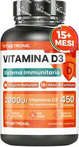 Vitamin D3 50mcg High Strength – 450 Tablets (15+ Months Supply) – Daily Nutritional Supplement – Premium Quality Vitastrong - Others - View 1