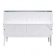 Queen Size Murphy Bed With USB Port And Removable Shelves On Each Side,White-8139 - Multicolor - View 6