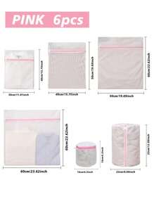 1pc Mesh Laundry Bags, Suitable For Delicate Clothes, Washing Machine Laundry Bag, Travel Storage Organizer Bag, Washing Machine Dedicated Wash Bag, Anti-Deformation Clothing Wash Bag, Suitable For Underwear, Bras, Socks, Travel Storage Decor, Room Decor, Decorations, Decorations, Decor, Storage, Organizer Dress Pants Shoes Jeans Boots Skirt,Spring,Minimalist,Summer Tops