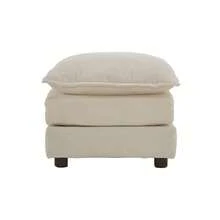Modern Accent Chair With Ottoman, Living Room Club Chair Chenille Upholstered Armchair , Reading Chair For Bedroom, Beige Chenille-7959 - Multicolor - View 10