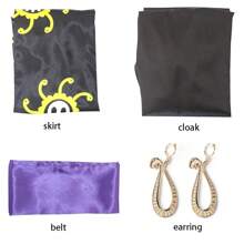 Pirate King Snake Princess Cosplay Costume, Empress Boya Hancock Cosplay Black Suit, Halloween Performance Costume