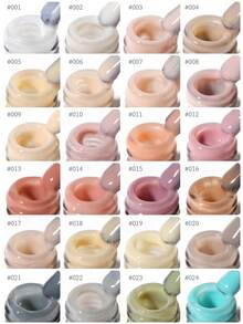 XEIJAYI 24Pcs 15ML Ice-Through Color Gel Nail Polish Semi Permanent Nail Art Soaking UV LED Nail Salon DIY Nail Salon Gel For Spring And Summer - Multicolor - View 9