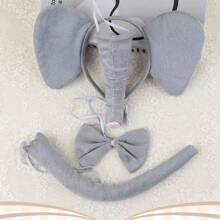 Ensemble de serre-tête oreilles d'éléphant et éléphant volant, design animal unique, accessoires de mode pour représentation sur scène, fête, Halloween mignon et élégant