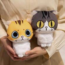 1pc Cute & Fragrant Cat Plush Desk Companion Doll Doll, Girlfriend Gift