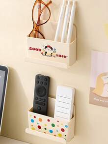 1 szt. Uchwyt do przechowywania klimatyzatora i pilota do telewizora, ścienny organizer bez wiercenia