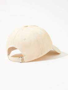 字母刺绣棒球帽 街头音乐节 Y2K音乐节 返校季 秋冬季礼物 音乐节 - 米色 - 查看 7