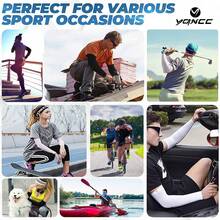 4 Pairs Arm Sleeves For Men Women, UPF 50 Cooling UV Sun Protection Sports Compression Sleeves - 2 Pairs Black/ 1 Pair White/ 1 Pair Blue - View 8