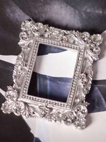 1 pieza Marco de foto ovalado cuadrado de resina en estilo retro como accesorio para exhibir y decorar fotografías