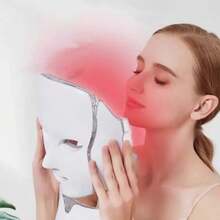 Aedwdpe With 7-Color-LED Skin Care Mask, USB Charging, Strong Strap Design, Suitable For Facial Skin Care - Suitable For The Skin Used, Girls' Birthdays, Holiday Gifts, Exquisite Packaging - 白色 - 查看 6