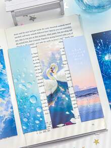 30 件优雅盒装书签，带有温柔时刻设计，自然色，适合送给书虫、作家、读者、学生、教师、男士和女士、生日和节日、学校用品、返校