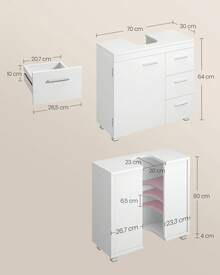 Under Sink Organizers - Blanco - Ver 6