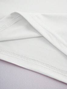 Customizable Personalized Ladies T-Shirt - Add Your Own Photo/Text (Family Photo/Selfie/Statement/Journal), Design Your Own Custom Printed T-Shirt, Fashionable, Hip-Hop, Unique Women's Tee, Can Be Used As A Gift For Your Own Girlfriends, Family Members, Friends, Kids, Etc., Feel Free To Play With Your Design. - White - View 9