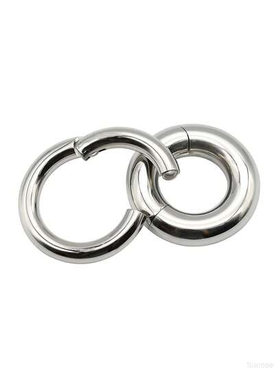 1 st. stora septumpiercing näsringar 12G/2mm till 00G/10mm 316L rostfritt stål gångjärnsförsedda klickseptumringar sömlösa näsring båge öronpiercing örsnibbpiercing cirkelörhänge helix öronvikt för kvinnor män kvinnliga piercing kroppssmycken