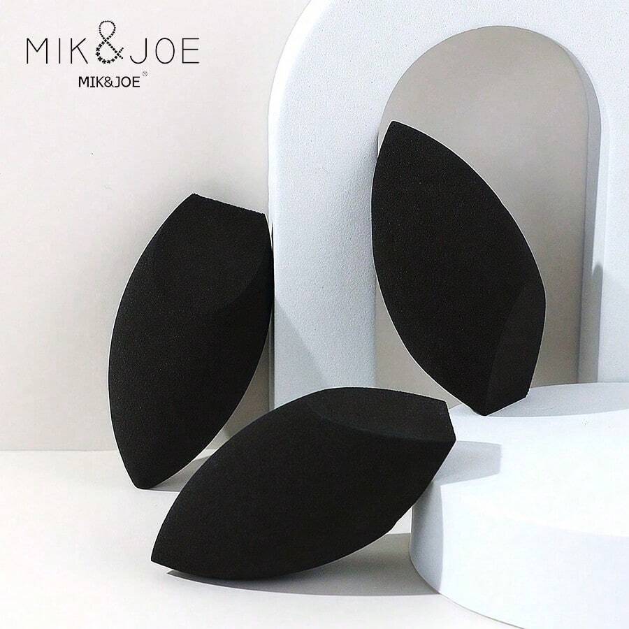 mik&joe 8/6/3/1 件装蛋形黑色美妆蛋 - 完美适用于化妆,不含乳胶,可重复使用,适用于粉底、修容和高光,化妆品,价格实惠,房间装饰,梳妆台,旅行,卧室,化妆配件,粉扑,美妆蛋,散粉扑,化妆海绵,价格实惠,圣诞礼物,化妆品,化妆工具,便宜货,礼物,女士礼物,圣诞礼物,赠品,旅行,便宜货,旅行必备 - 黑色 - 查看 1