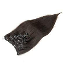 12"-22" Clip In Human Hair Extensions Brazilian Remy Natural Clip Human Hair Extension Real Natural Clip On 50G-120G NEW - S2 - View 5