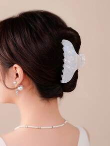 1 chiếc kẹp tóc càng cua lớn màu đỏ bằng nhựa acetate, phụ kiện tạo kiểu tóc thời trang phù hợp cho sử dụng hàng ngày, phụ kiện tóc mùa hè, kẹp tóc đi biển. - Nhiều màu - Xem 8