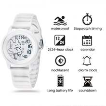 POMAR 2025 New Student Sports Fashion Simple Night Light Waterproof Alarm Clock Student Electronic Men's And Women's Watch