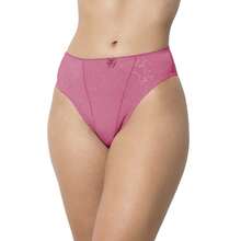 Kit 10 Lycra Panties Lingerie Elegant Comfortable Firm Detailed Women's Pants Medium Waist - Multicolor - View 2