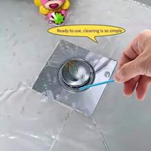 14pcs Drain Plug, Powerfully Deodorizing Drain Cleaner Rod, Suitable For Removing Odor And Clogged Objects In Kitchen And Bathroom Sinks, Toilets, And Pipes, Multi-Functional Household Cleaning Tool