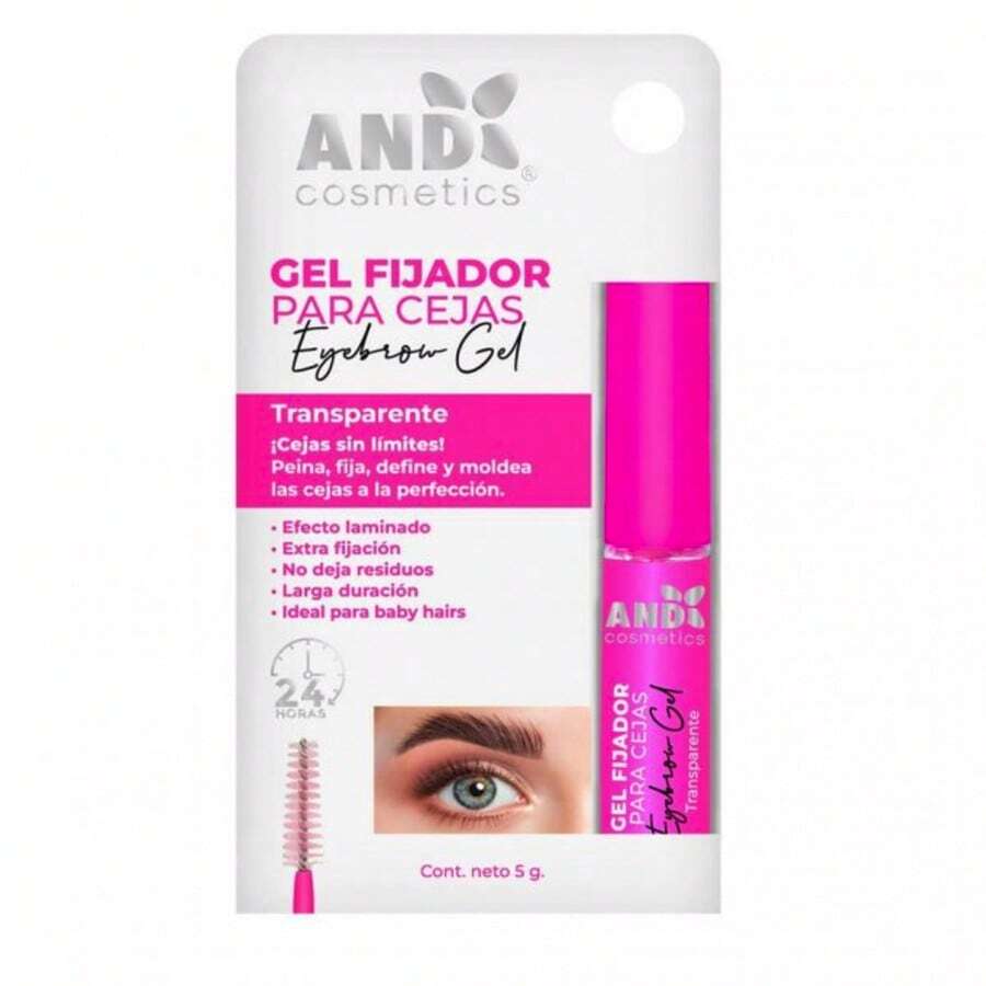 Gel de cejas and fijador resistente de larga duración definición y forma para cejas naturales efecto profesional y aplicación sencilla todo tipo de piel - GEL FIJADOR PARA CEJAS - Ver 1