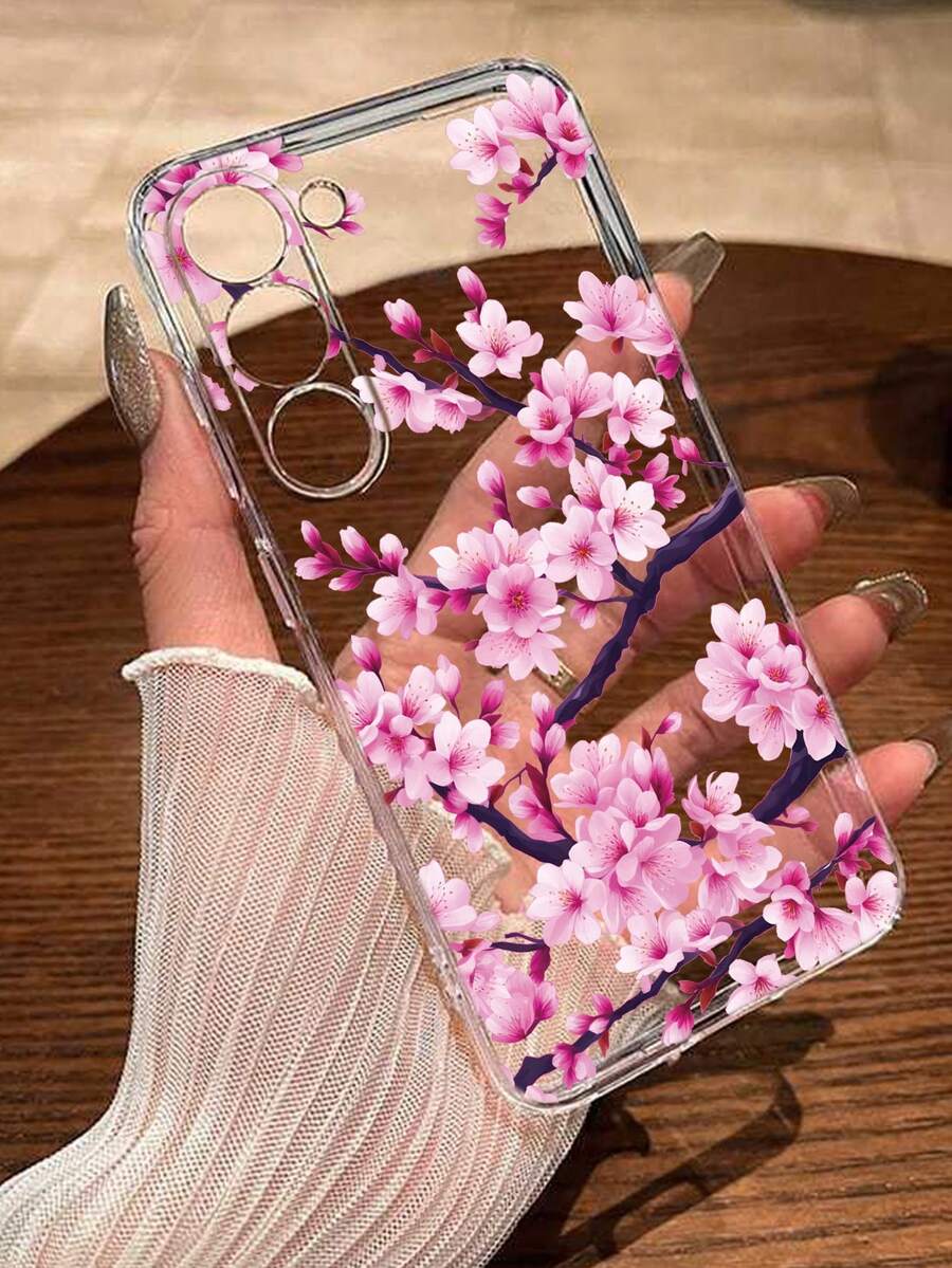 花梅彩绘简约时尚防震手机壳适用于三星 Galaxy S25/S25PLUS/S25 Ultra/A16/A36/A26/A56/A50/A12/A32/A52/A72/A51/A21S/A13/A14/S24/S24PLUS/S24Ultra/S20/S23/S22/A53/S20FE/S21/，适用于小米 11/12Pro/12/12X/13Pro/14Pro/15Pro/X3pro/，适用于 Redmi 10/9/Note9/12c/Note11pro/Note8Pro/9C/9a/ - 彩色 - 查看 1