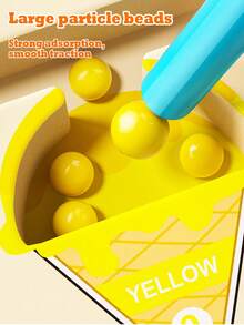 儿童木制磁性颜色数字迷宫，木制颜色分类迷宫，木制颜色匹配学习计数拼图板，蒙特梭利计数配对游戏颜色分类板，蒙特梭利精细动作技能玩具，磁性玩具，磁性游戏。适合3岁以上儿童 - 彩色 - 查看 6