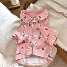 Lightweight Pet Clothes For Cats And Small Dogs, Swan Pajama Shirts, Extremely Adorable Dog Sleepwear For Indoor & Air-Conditioning, Spring/Summer