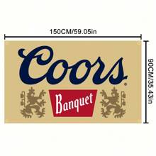 Bier Flagge 3x5 Fuß cooles Bier Banner mit Messing Ösen für College Studenten Zimmer Dekoration, Outdoor, Partys, Geschenk