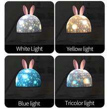 Children's Night Light Starry Sky Night Light Projector  Bedside Lamp And Nursery Lamp, Birthday Gift For Boys And Girls Lightprojector - 夜晚 - 查看 6