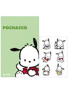 Sanrio 1pc 36PCS Characters Mosquito Repellent Stickers Set (7 Styles) - Cute Hello Kitty Kuromi Aesthetic Patches For Summer Festivals, Christmas Halloween Party Supplies, Outdoor Music Events, Travel Gear & Tech Accessories - Natural Citronella Anti-Bug Decals