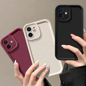 Étui de protection pour téléphone en TPU texturé et doux avec dégradé. Compatible avec Huawei/Honor/Infinix/Redmi/Mi/Poco/Apple 16 16e 15 14 13 12 11 Pro Max 5/6/6s/7/8 Plus X/XS Max XR SE2/SE3/SE4. Protection renforcée